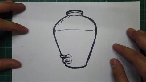 How to draw a banga (Filipino clay water jar) [ 4K ].
